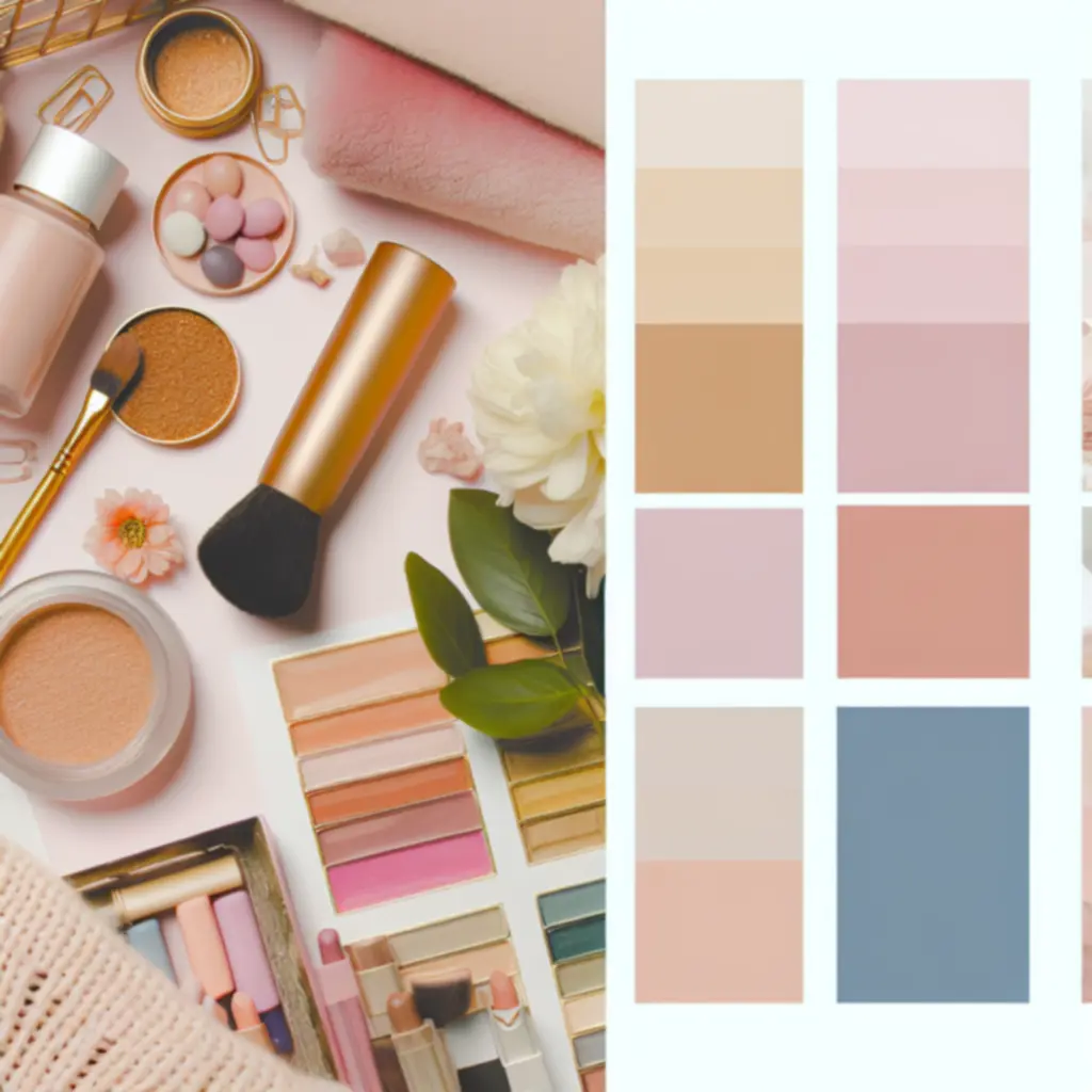 Sezonowa kolekcja produktów beauty utrzymana w kolorach aktualnej pory roku